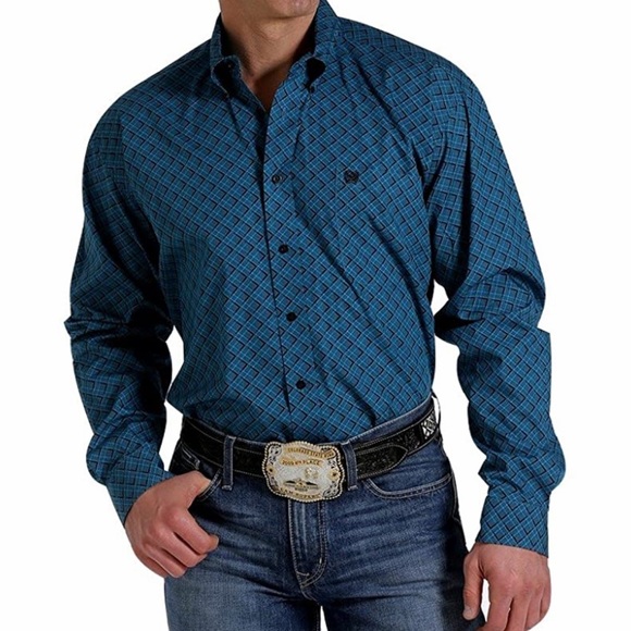 Cinch long sleeve button down